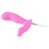 SMILE G-Spot Panty - vibrator reîncărcabil cu telecomandă, de tip strap-on (roz)