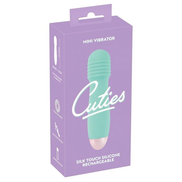 Cuties Mini Wand - vibrator masaj mini, portabil (verde) 