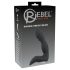 Rebel - vibrator pentru penis reîncărcabil (negru)