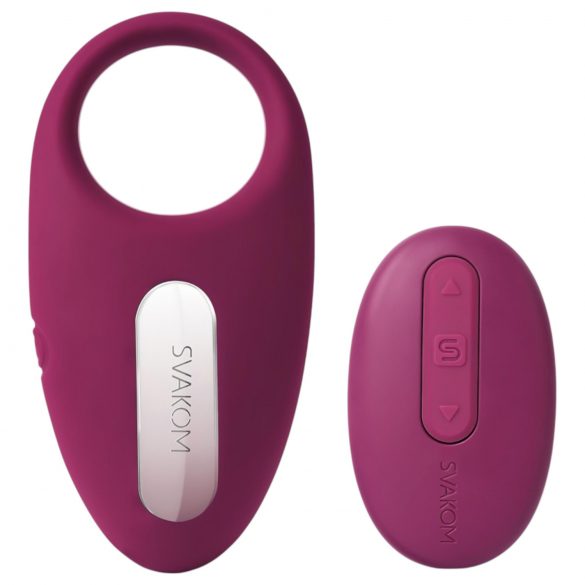 Svakom Winni - inel vibrator pentru penis cu telecomandă (violet) 