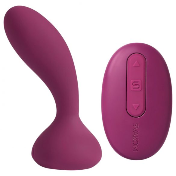 Svakom Julie - vibrator prostatic cu acumulator și telecomandă (violet) 