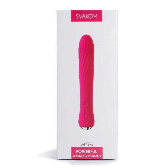 Svakom Anya - vibrator încălzitor cu acumulator (roșu) 