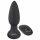 Black Velvet - vibrator anal reîncărcabil cu telecomandă (negru)