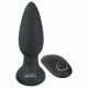 Vibrator anal Black Velvet cu baterie și radio (negru) 