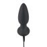 Vibrator anal Black Velvet cu baterie și radio (negru) 