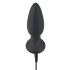 Vibrator anal Black Velvet cu puls, acumulator și radio (negru) 