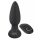 Vibrator anal rotativ cu perle și radio, Black Velvet, cu baterii (negru) 