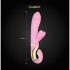 G-Vibe GRabbit - vibrator cu acumulator, 3 motoare, punct G (roz)