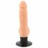 Vibrator realist cu ventuză Nature Skin M - natural 