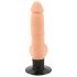 Vibrator realist cu ventuză Nature Skin M - natural 