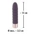 You2Toys Elegant Diamond - vibrator tip tijă cu acumulator (mov închis) 