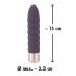 You2Toys Elegant Diamond - vibrator tip tijă cu acumulator (mov închis) 