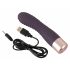 You2Toys Elegant Flexy - vibrator cu pliușuri pentru punctul G, recargabil (mov închis) 