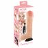 Vibrator realist rotativ Dancing Dick - piele naturală 