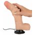 Vibrator realist rotativ Dancing Dick - piele naturală 