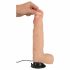 Vibrator realist rotativ Dancing Dick - piele naturală 