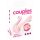 Alegerea Cuplurilor - vibrator dublu motor (roz pal)