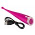 Vibrator pentru clitoris, reîncărcabil, Couples Choice (roz) 