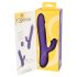 Vibrator Pearl Smile - cu acumulator, cu perle, pentru clitoris, pulsatoriu (mov) 