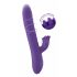 Vibrator Pearl Smile - cu acumulator, cu perle, pentru clitoris, pulsatoriu (mov) 