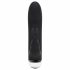 Vibrator Greedy Girl cu stimulator clitoridian - negru 