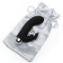 Vibrator Greedy Girl cu stimulator clitoridian - negru 