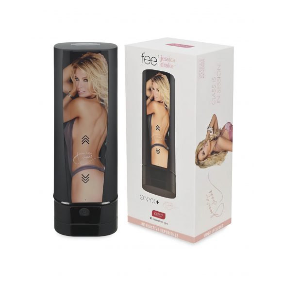 Kiiroo Onyx+ Jessica Drake - masturbator interactiv (negru) 