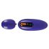 GoGasm Vagin & Fund - ou vibrator cu acumulator, radio (mov-negru) 