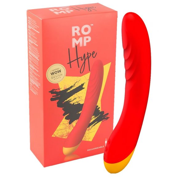 ROMP Hype - vibrator rezistent la apă pentru punctul G (portocaliu) 