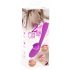 You2Toys - Vibrator cu 2 funcții pentru clitoris și vaginal - reîncărcabil (mov) 