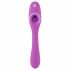 You2Toys - Vibrator cu 2 funcții pentru clitoris și vaginal - reîncărcabil (mov) 