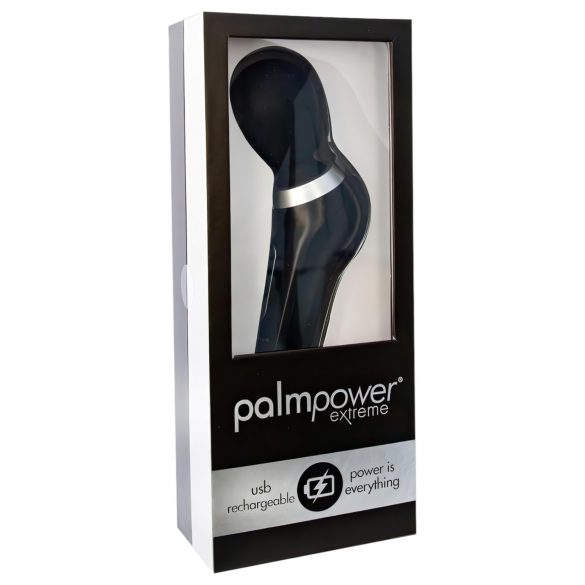 PalmPower Extreme Wand - vibrator masaj reincărcabil (negru)