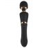 Cleopatra Wand - vibrator masaj rezistent la apă, cu acumulator (negru) 