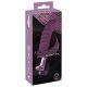 Vibrator G-spot cu stimulator clitoridian și acumulator - violet 