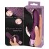 Vibrator G-spot cu stimulator clitoridian și acumulator - violet 