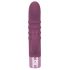 Vibrator G-spot cu stimulator clitoridian și acumulator - violet 