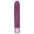 Vibrator G-spot cu stimulator clitoridian și acumulator - violet 