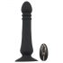 Black Velvet - vibrator anal cu recul, reîncărcabil (negru)