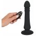 Black Velvet - vibrator anal cu recul, reîncărcabil (negru)