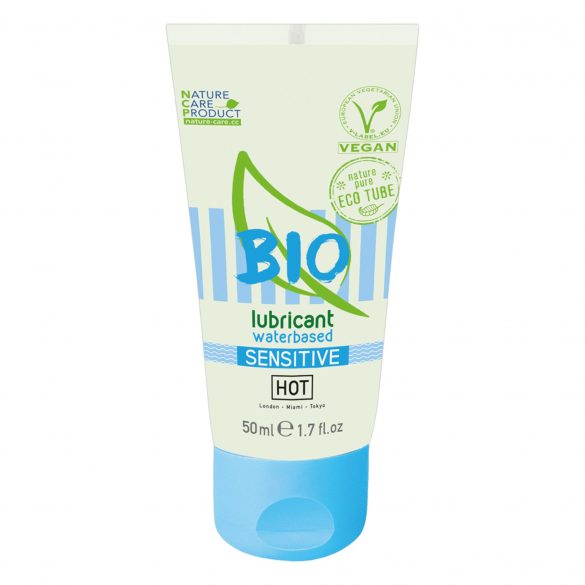 HOT Bio Sensitive - lubrifiant vegan pe bază de apă (50ml) 