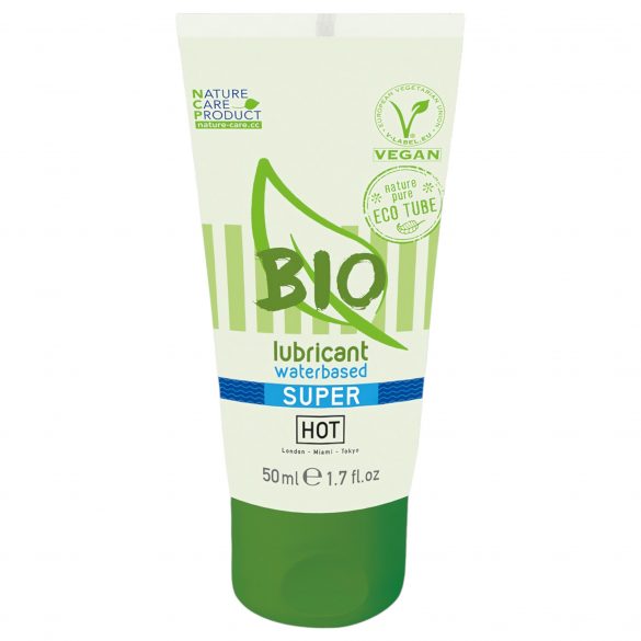 HOT Bio Super - Lubrifiant vegan pe bază de apă (50ml)