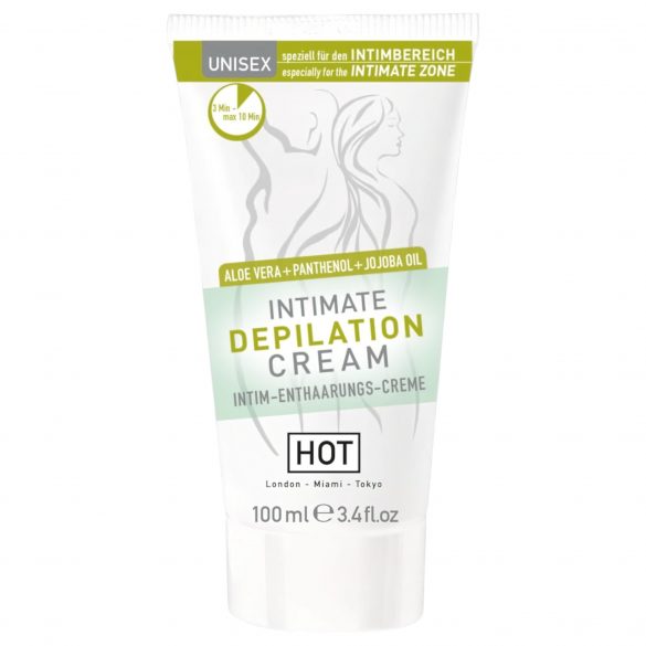 Crema pentru epilare intimă HOT cu spatulă (100ml) 