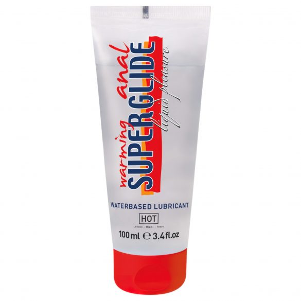 Lubrifiant anal încălzitor HOT Superglide (100ml) 