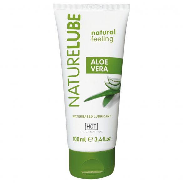 Lubrifiant pe bază de apă Aloe Vera HOT NatureLube (100ml) 