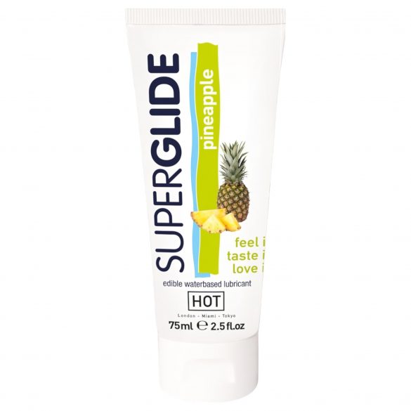 HOT Superglide Ananas - lubrifiant comestibil (75ml)