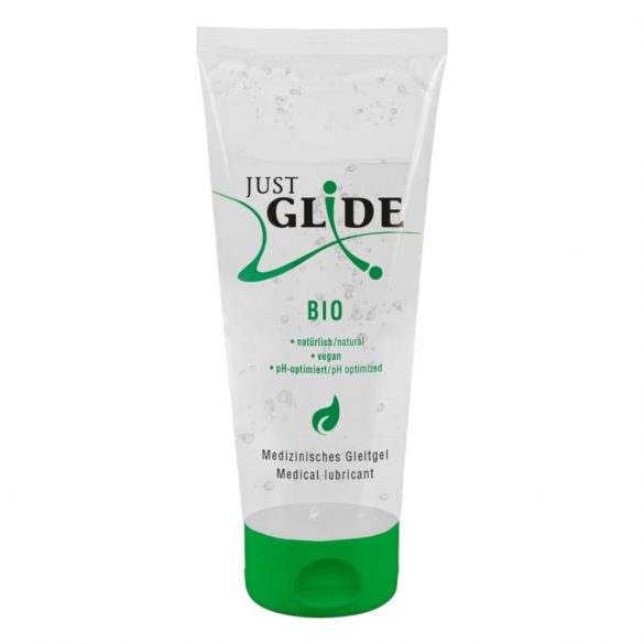 Lubrifiant vegan pe bază de apă Just Glide Bio (200ml) 