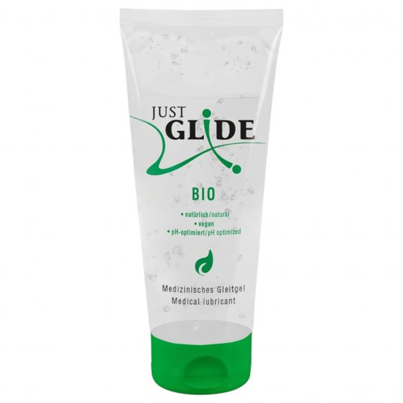 Lubrifiant vegan pe bază de apă Just Glide Bio (200ml) 