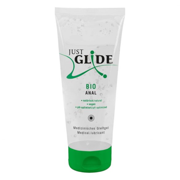 Just Glide Bio ANAL - lubrifiant vegan pe bază de apă (200ml) 