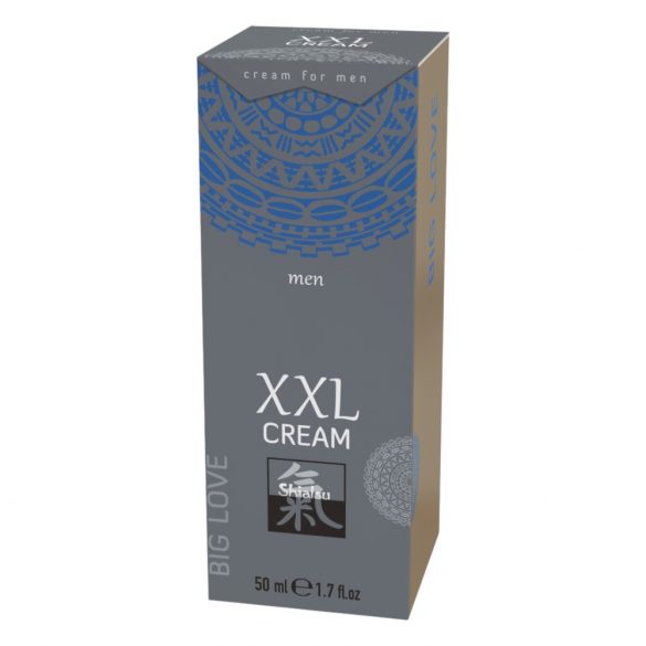 HOT Shiatsu XXL - cremă intimă încălzitoare și stimulatoare pentru bărbați (50ml) 