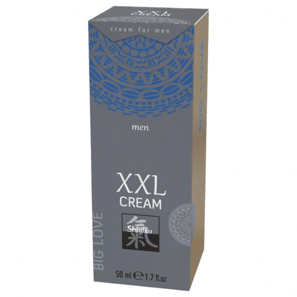 HOT Shiatsu XXL - cremă intimă încălzitoare și stimulatoare pentru bărbați (50ml) 